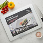 Cutting Board Slab with Pure Stainless Steel Fitting – Non-Magnetic | 30 x 40 cm